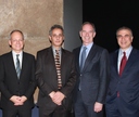 Meric Gertler, President of the UofT, Walid Hejazi, CAI Director, Professor Roger Martin, Dean, Rotman School of Management, UofT 1998 – 2013, Mohammad Al Zaibak, President & CEO, CDM Information Inc.