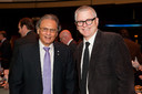 Haroon Siddiqui and MP Adam Vaughan