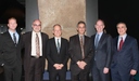 Brady Wood, CAI Intern Chair, Raja Khouri, CAI President & Co-founder, Meric Gertler, President of the UofT, Walid Hejazi, CAI Director, Professor Roger Martin, Dean, Rotman School of Management, UofT 1998 – 2013, Mohammad Al Zaibak, President & CEO, CDM Information Inc.