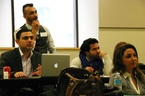 Hussein Zarif and Salam Ahmed, MESA Windsor and Ahmer Khan and Dina Bayoumy, CAI Interns